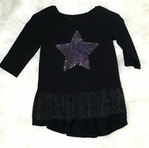 Sparkling Star shirt with sparkly mini skirt ⭐